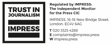 IMPRESS logo and address