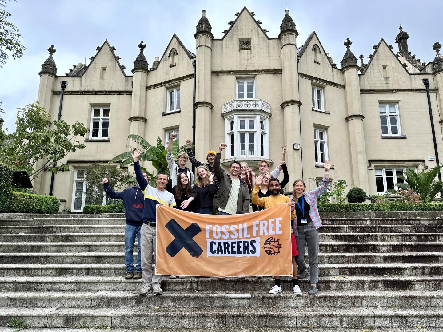 Students celebrating