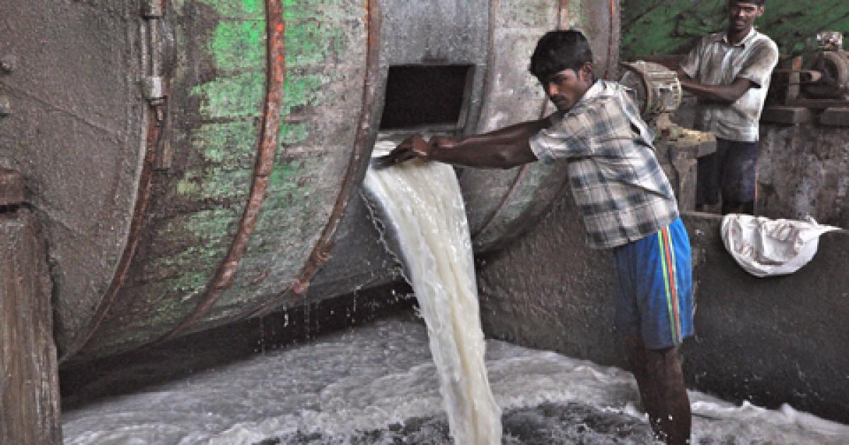 Toxic chemicals used for leather production poisoning India’s tannery