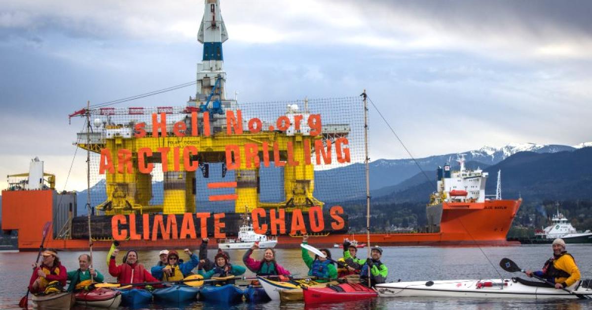 Shell Seattle Shell's Arctic oil setback - unlawful use of Seattle Port