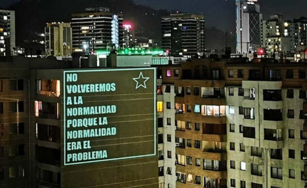 projection on building