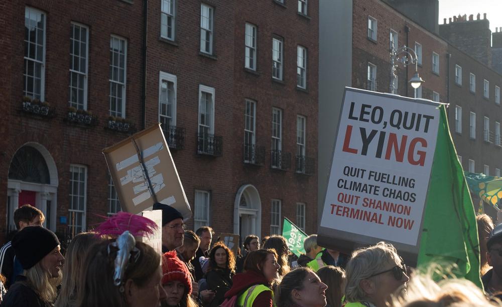 Shanon LNG protest 2018 Shanon LNG protest 2018
