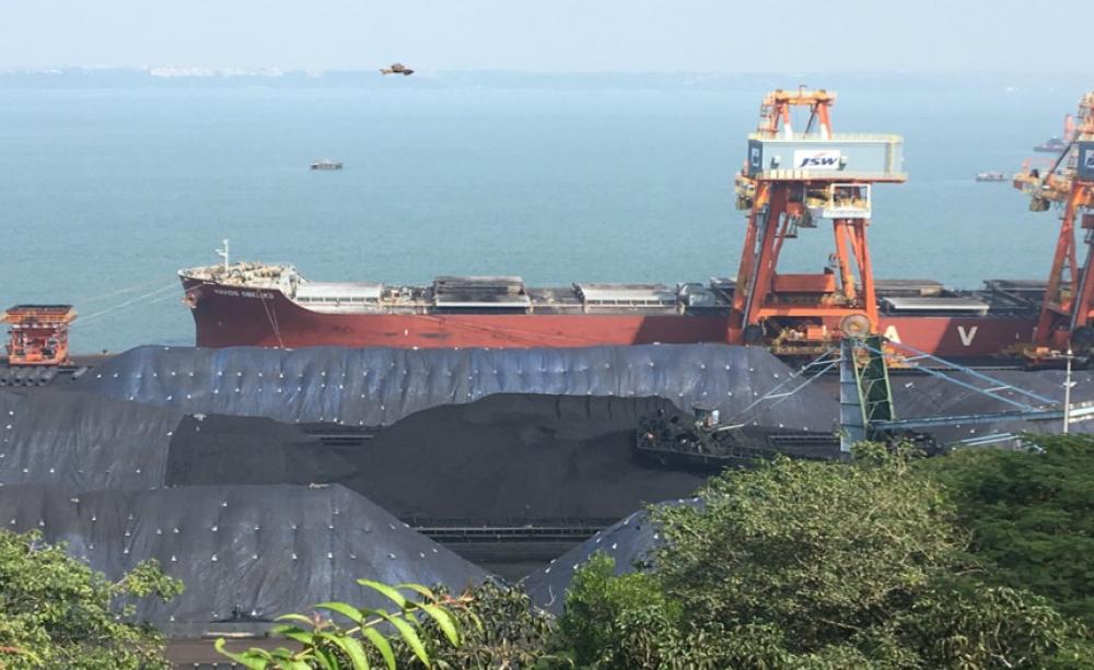 Mormugao port in Goa, India.
