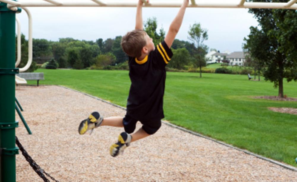Child in playground