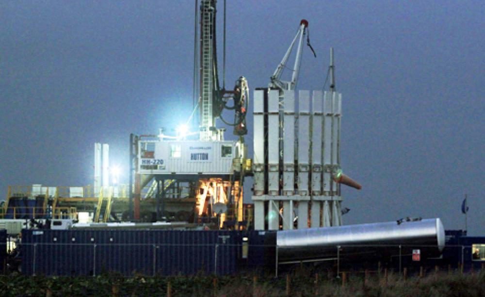 Fracking site in Lancashire