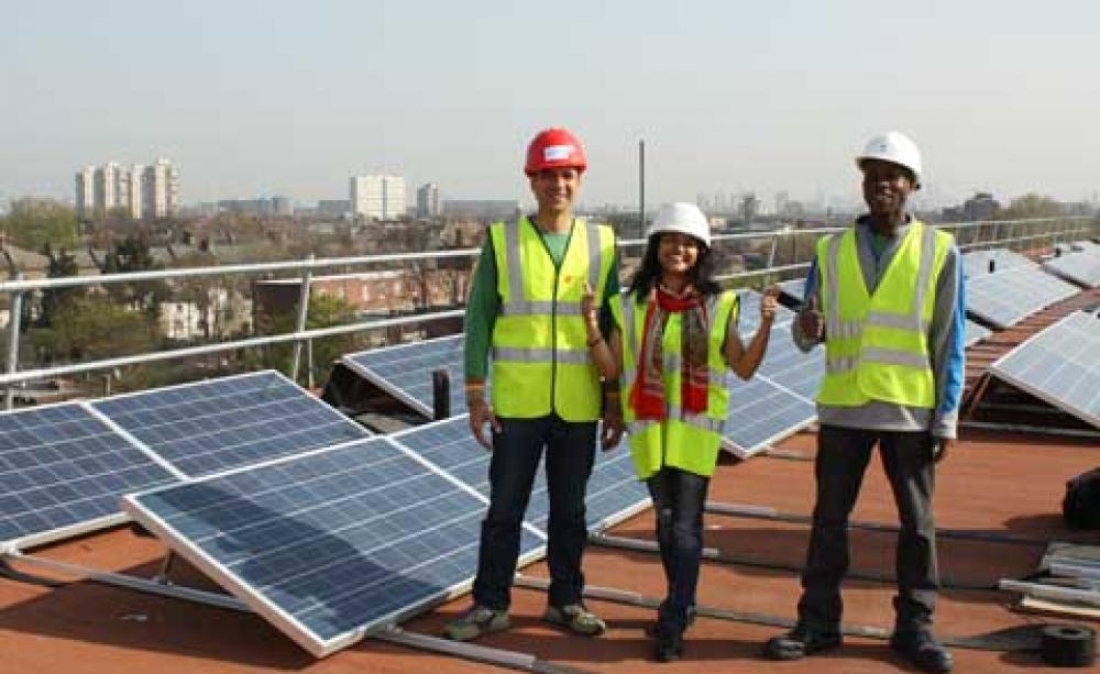 Solar power in Brixton