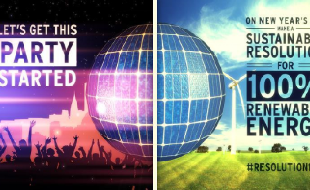 Let's get this party started! Time for your 2014 resolution to go 100% renewable ...