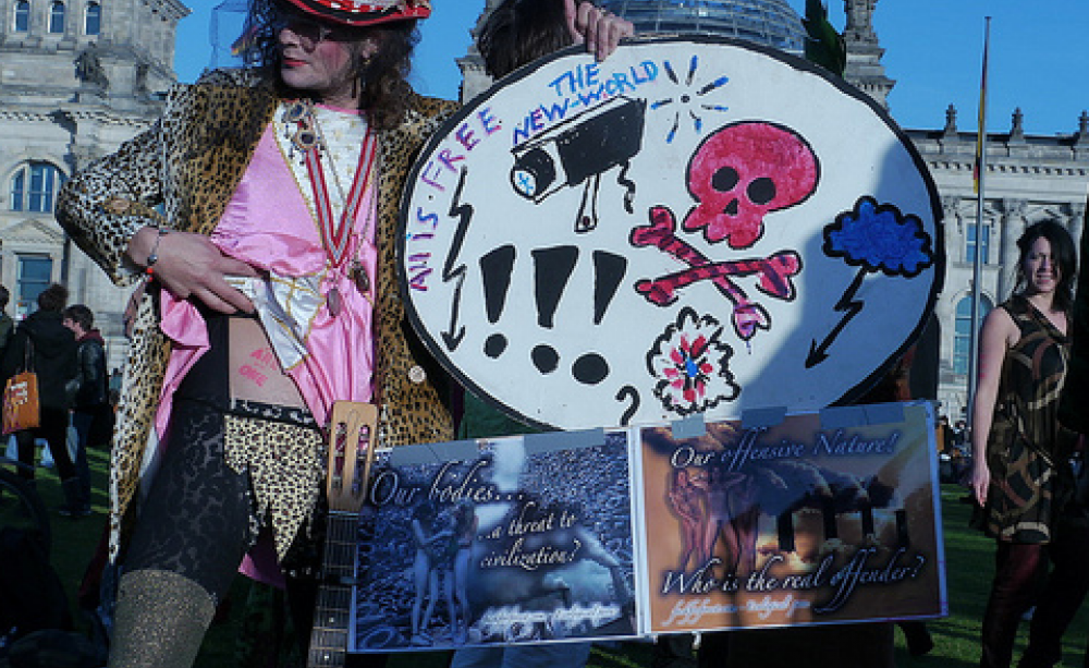 Occupy Berlin protest. Photo: bernard george via Flickr.com.