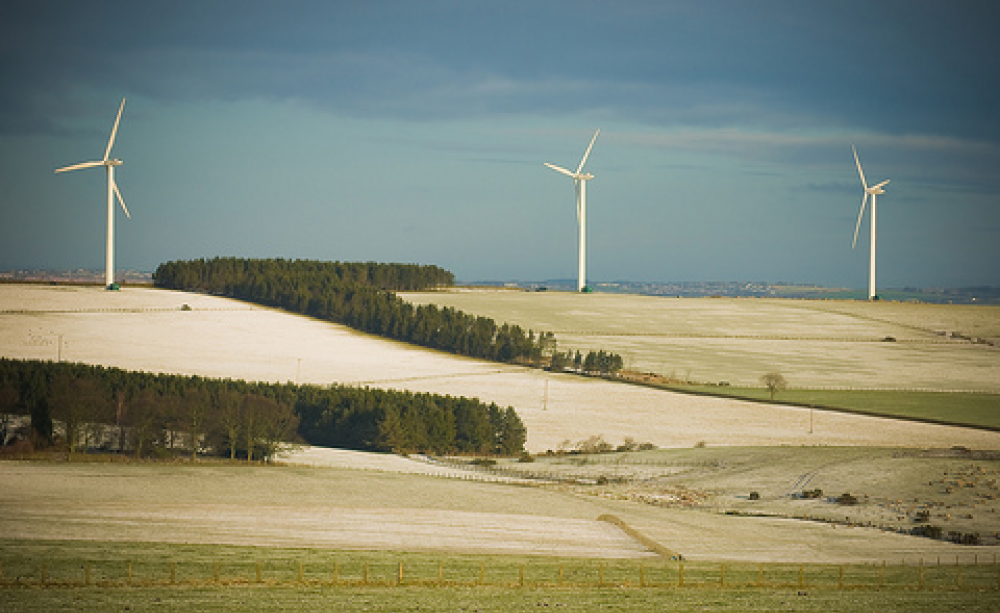 Wind turbines near Tow Law, County Durham, UK. Photo: Jonathan Pearson / pearsongraphics via Flickr.com.