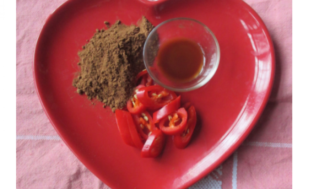 All the ingredients of a hot, spicy Valentine's night. Photo: Annie Levy.