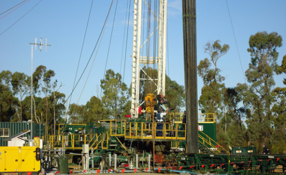 CSG drill rig, Pilliga Forest, July 2011. Lock the Gate Alliance, Photo by Kate Ausburn.