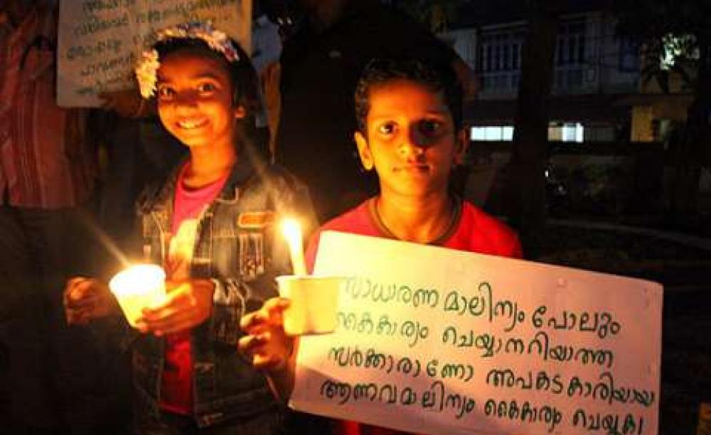 Criminals? Protest against Kundakulam nuclear power station in Tamil Nadu, India. Photo: Joseph Lazer / Wikimedia Commons.