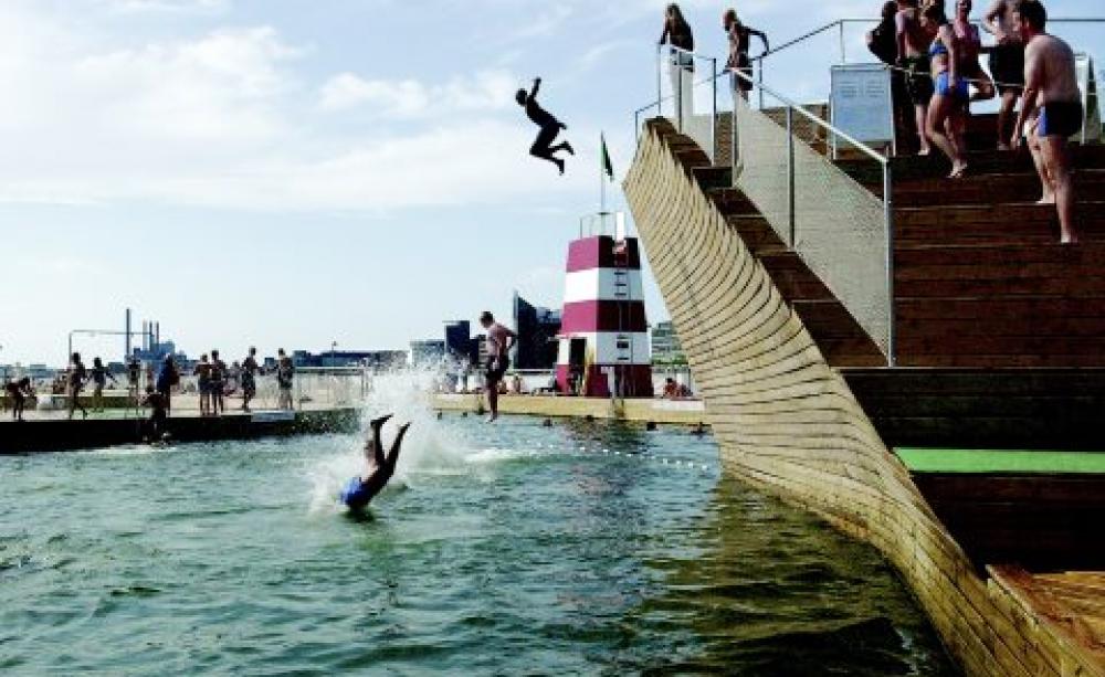 Copenhagen Harbour Bath designed by JDS Architects. Photo: Lucy Reynell.