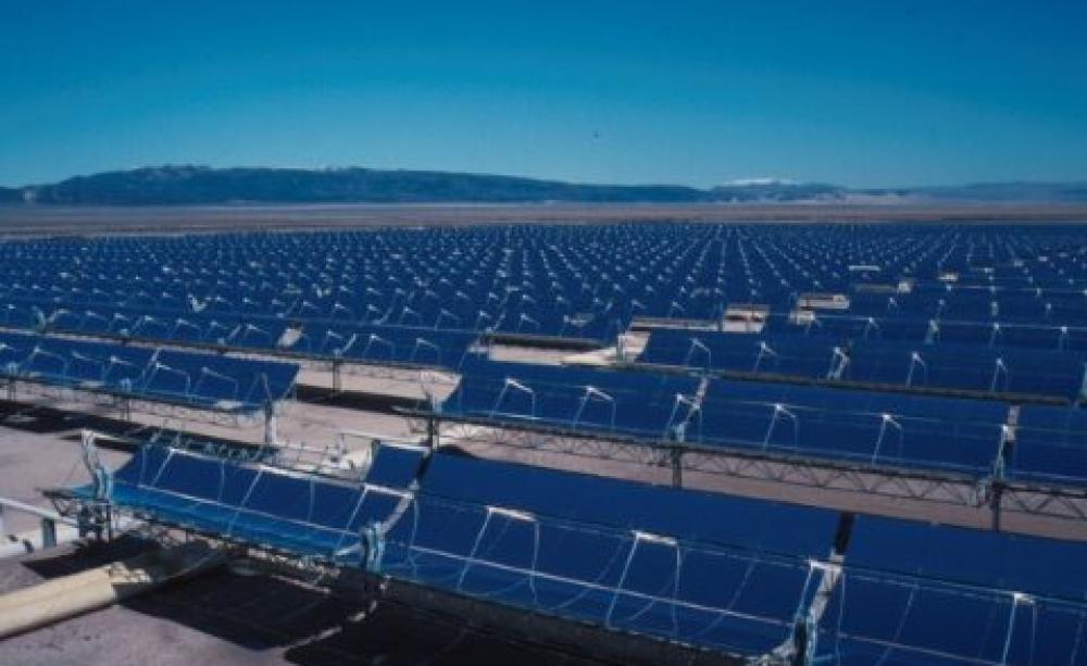 Falling costs make renewables such as solar energy competitive in the US without subsidy. Photo: US Bureau of Land Management via Wikimedia Commons.