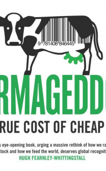 Front cover of Farmageddon, published by Bloomsbury.