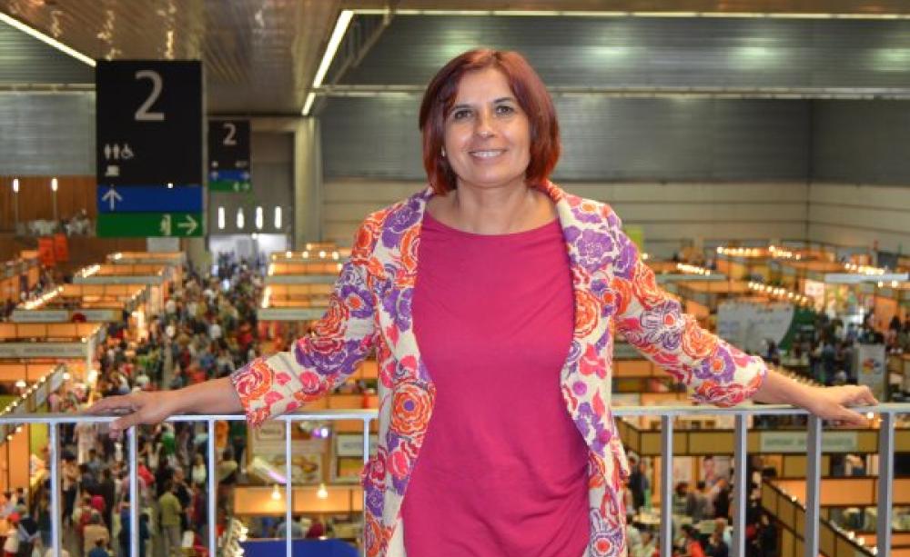 Angeles Parra at BioCultura 2014. Photo. EcoArchivo.