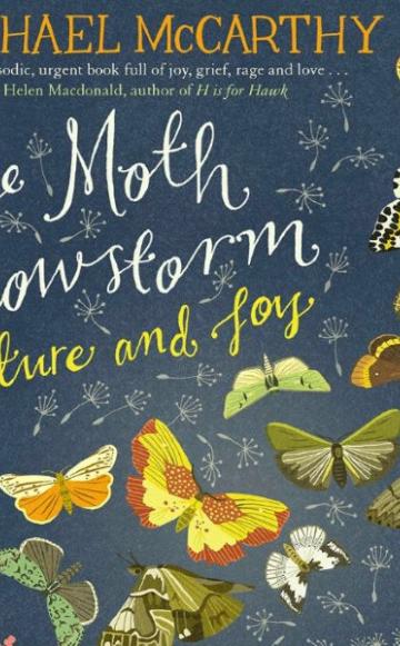 From the front cover of 'The Moth Snowstorm: Nature and Joy' by Michael McCarthy.