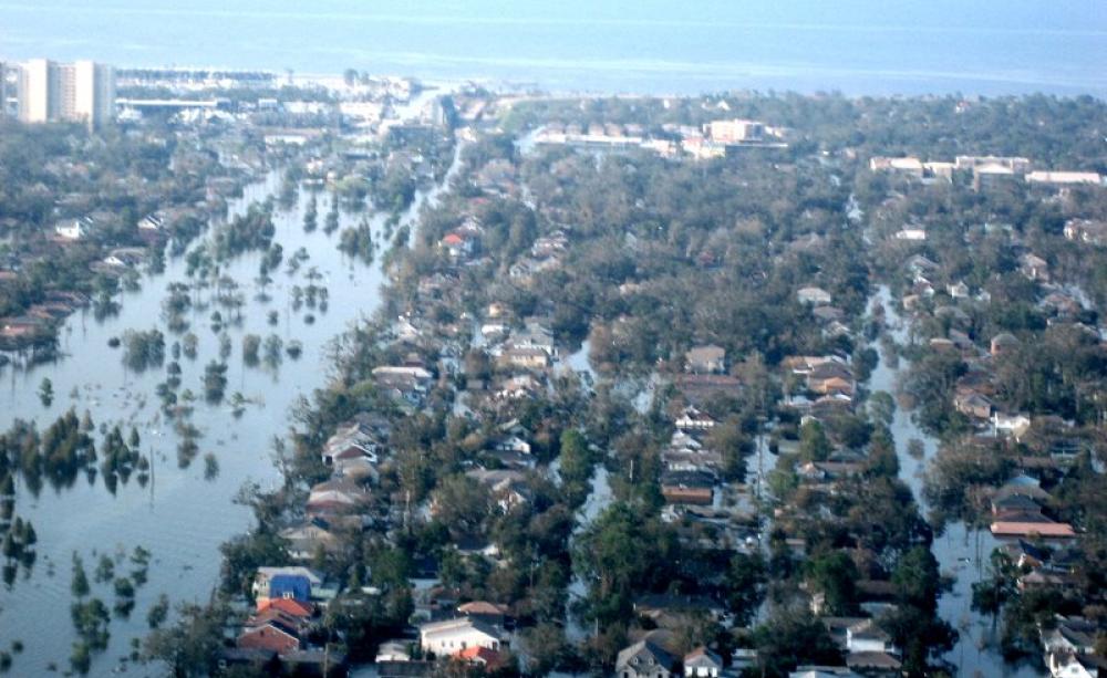 The aftermath of Hurricane Katrina in New Orleans, Louisiana, USA. Photo: News Muse via Flickr (CC BY-NC-ND).