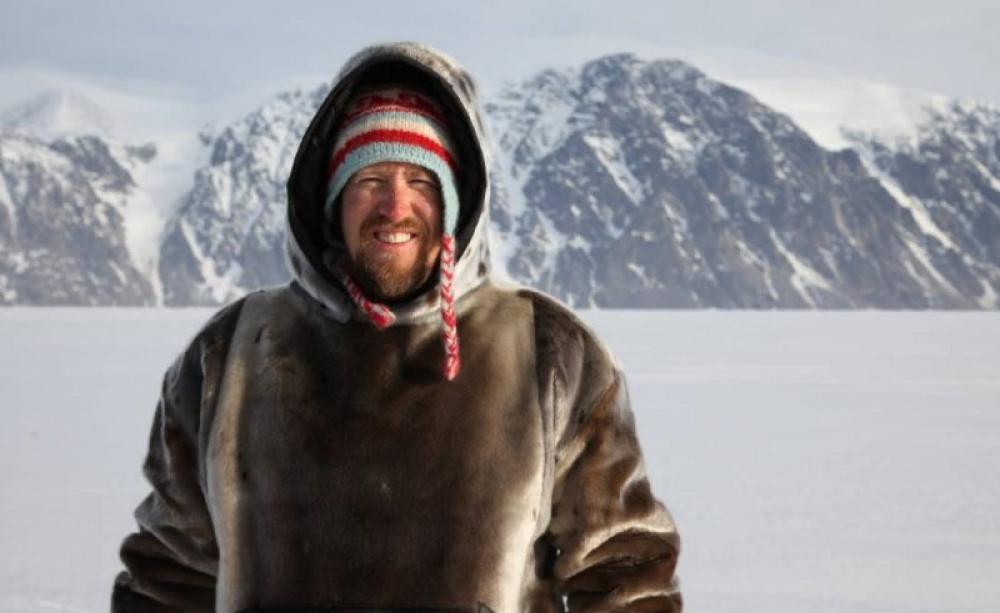 David Lavalee out in the field, filming 'To the Ends of the Earth'.
