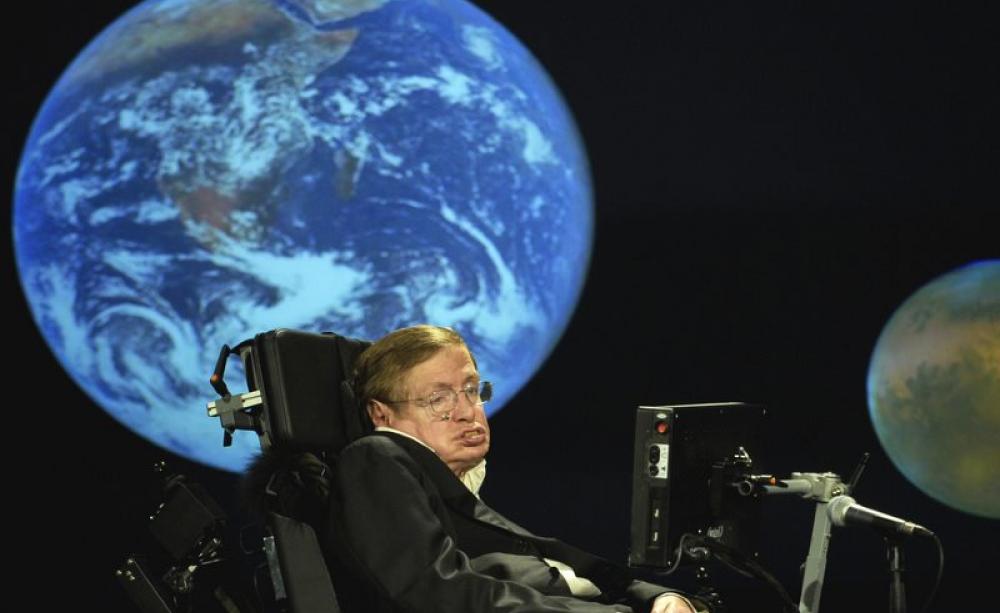 Stephen Hawking. Photo: NASA HQ PHOTO via Flickr (CC BY-NC-ND).