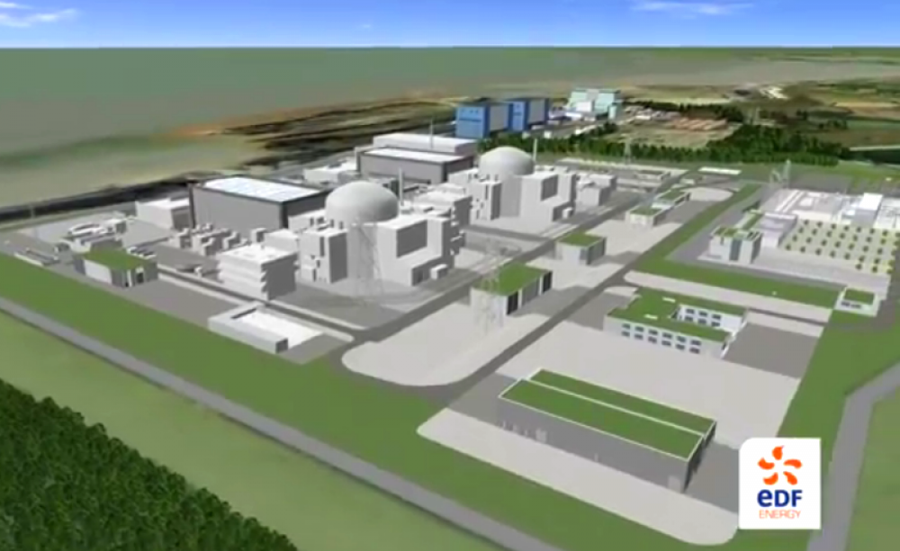 Was it all a beautiful dream? View of the Hinkley Point C site as visualised by EDF.