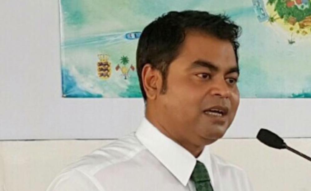 Thorn Ibrahim, the Maldives Minister of Environment and Energy and chair of Alliance of Small Island States.