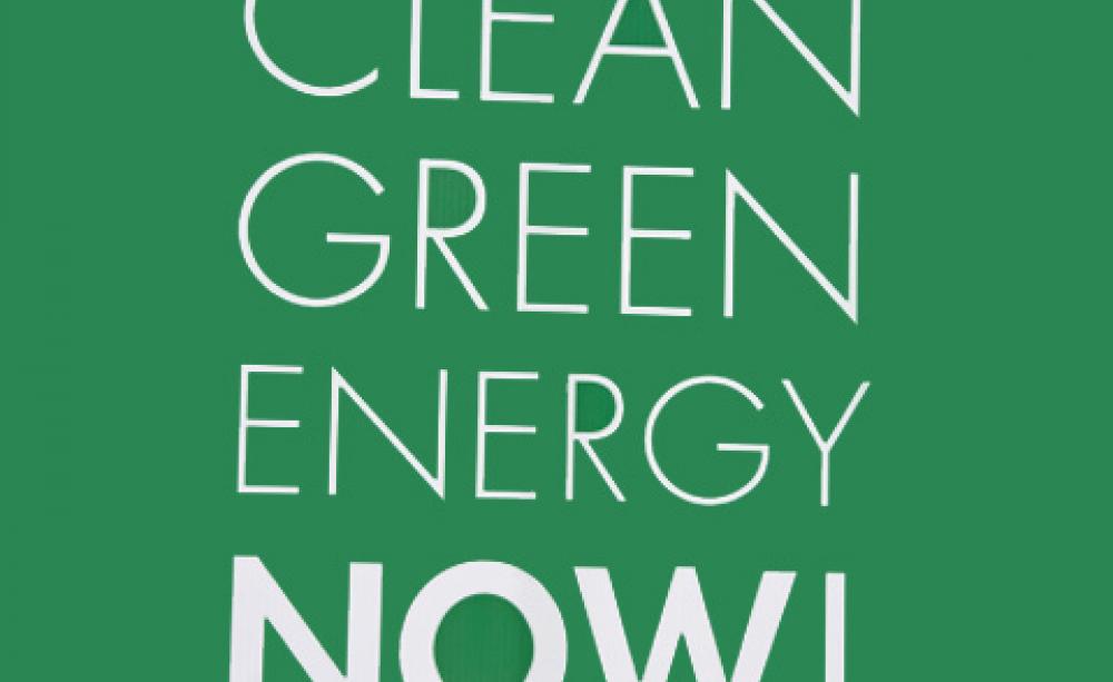 Protesters are calling on the government to prove its commitment to renewable energy