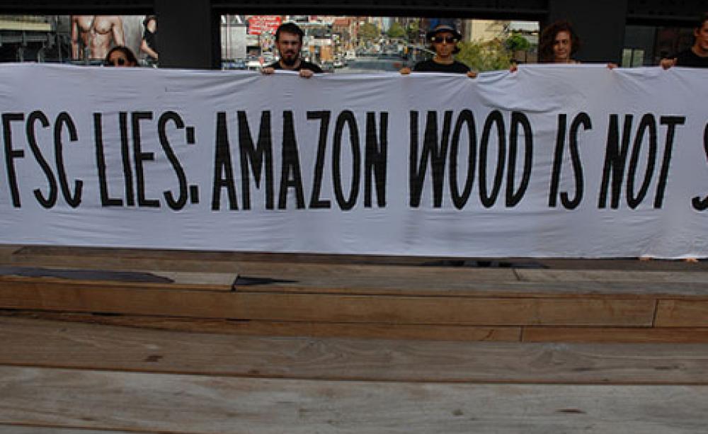 FSC protest in New York