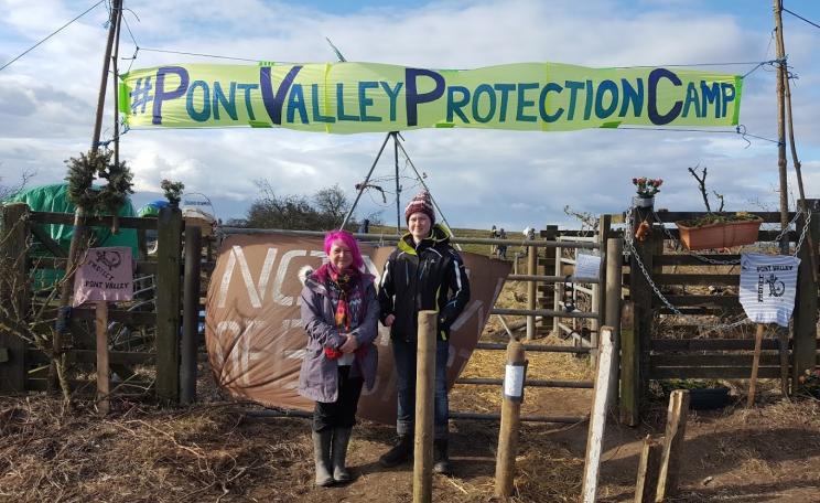 Pont Valley protestors