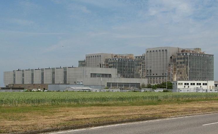 Bradwell nuclear power station, from south-west