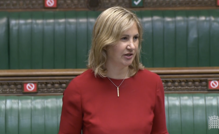 Labour MP for Cardiff North, Anna McMorrin, in the House of Commons