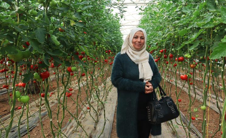 Nisrine Ahmad, co-director of the farm and a member of Kongra Star.