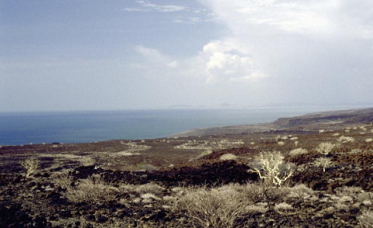Lake Turkana in Northern Kenya