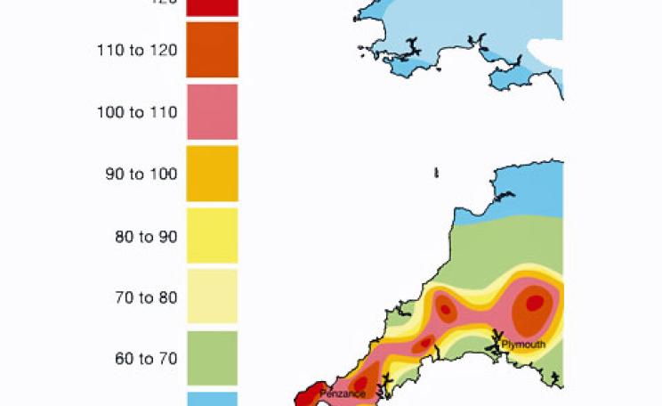 Cornwall geothermal potential