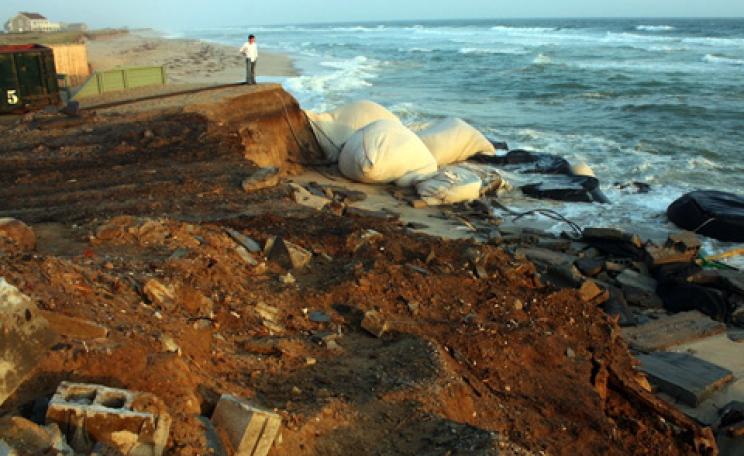 Coastal erosion