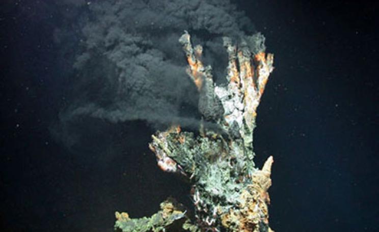 A 'black smoker' vent,