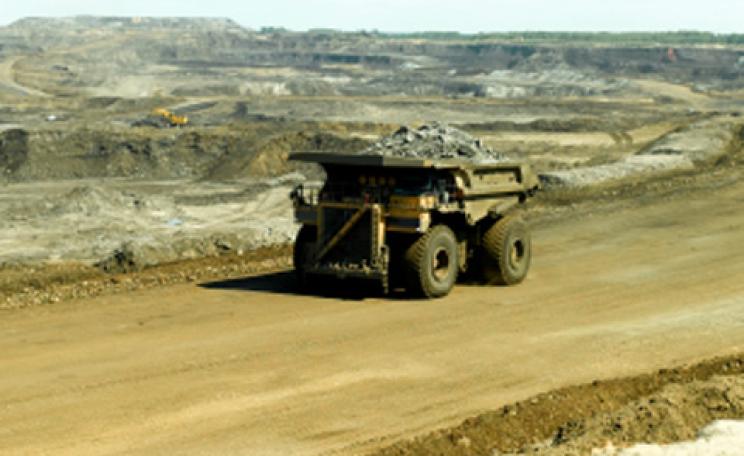 Tar sands mining