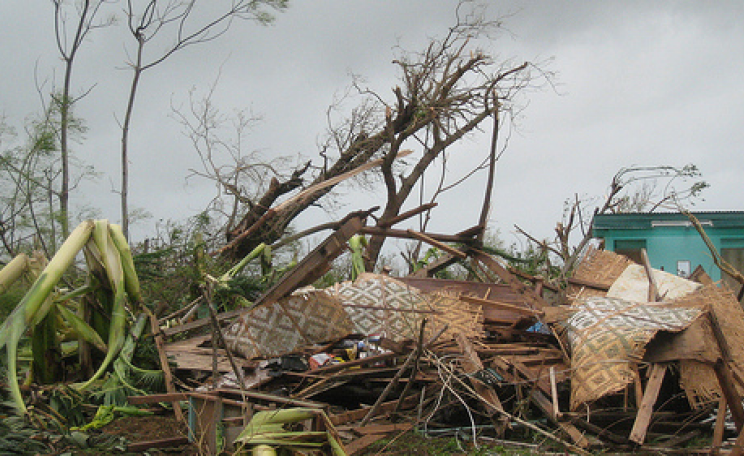 Aftermath of Typhoon Haiyan.