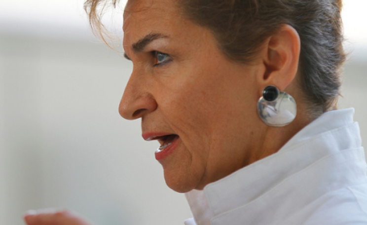 Christiana Figueres speaks. Photo: Arend Kuester / flikr.com.