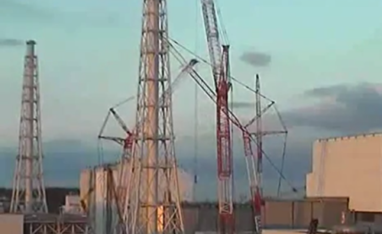 Fukushima live today - Photo: Tepco webcam.