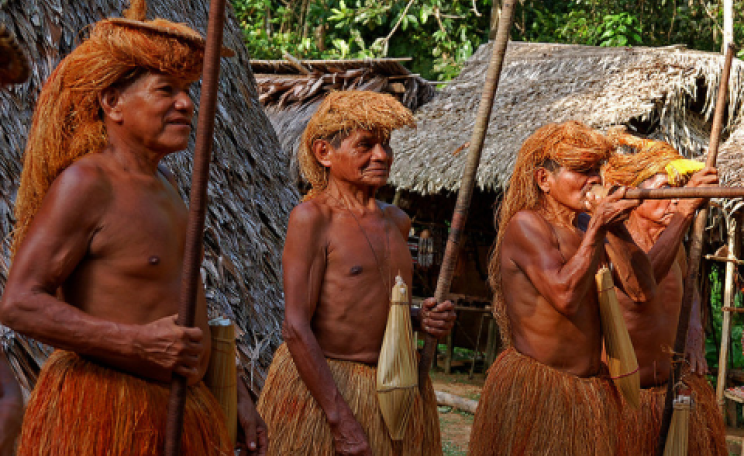 Yagua Indians in the Peruvian Amazon. Photo: chany crystal via Flickr.com.