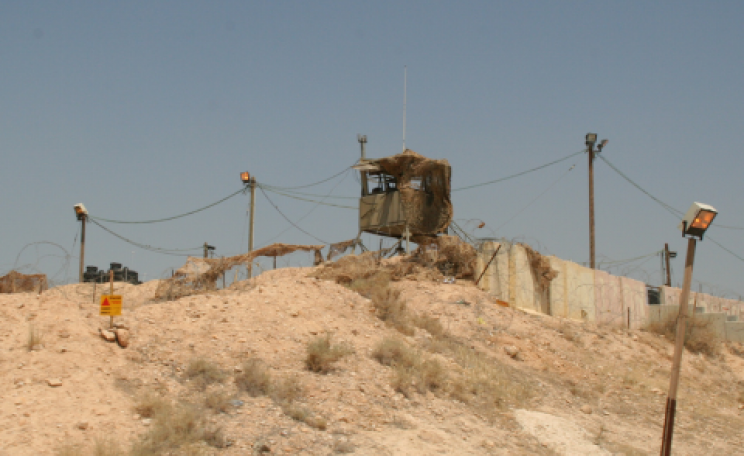 Military observation post, Jordan Valley. Photo: michael loadenthal via Flickr.com.