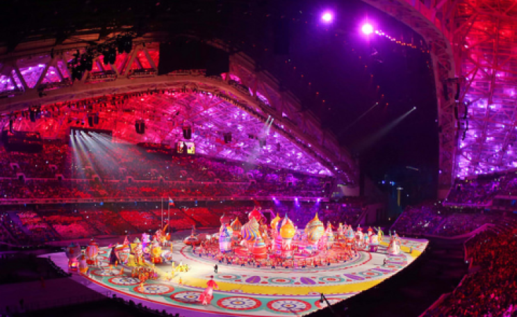 Sochi 2014: a spectacle fit for a Tsar - but not a snowflake in sight. Photo: Republic of Korea via Flickr.com.