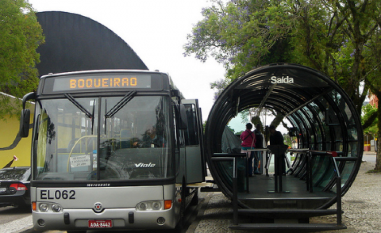 Curitiba bus stop. Photo: mariordo59 via Flickr.com.
