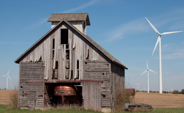 Mendota Hills Wind Farm in northern Illinois. Photo: Dori / Wikimedia Commons.