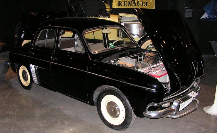 Where this Renault Dauphine electric car led in 1975, hundreds of thousands are now following every year. Auto World Museum, Fulton, Missouri. Photo: JeromeG111 via Flickr.com.