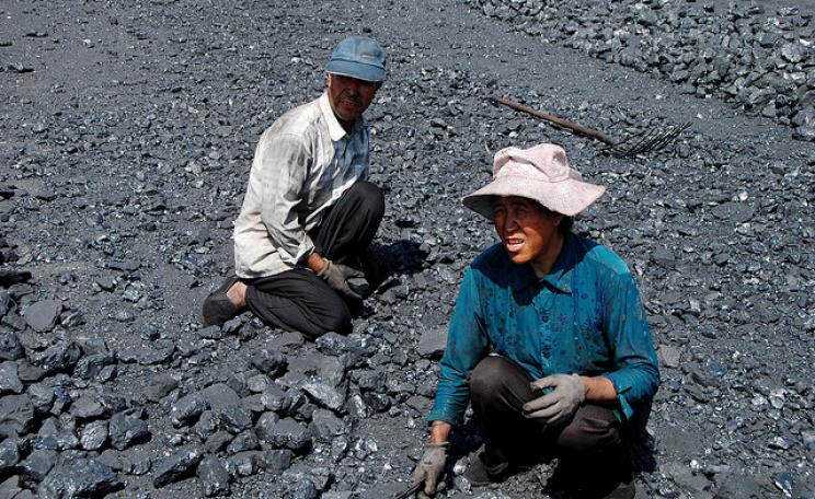 Coal workers in Shizuishan, China. Photo: Bert van Dijk via Flickr.com.