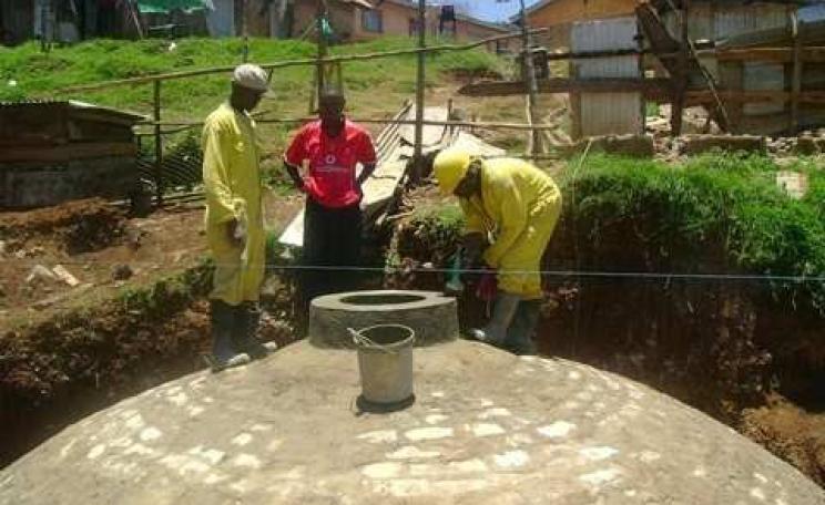 Biogas digester. This EcoSan pilot project was implemented at a prison in Meru for about 1.500 inmates and 350 staff. Photo: SuSanA Secretariat via Flickr.com.