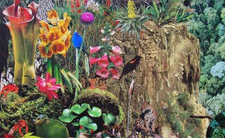 A detail from 'Paradise': "This is how I see a future when man's consciousness has re-awoken and put his ego back in it's place." Image: Adrian Kenyon via Flickr.