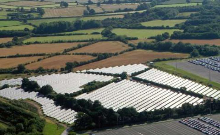 Toyota UK Solar Panel Array at its vehicle plant in Derbyshire. Photo: Toyota UK via Flickr.